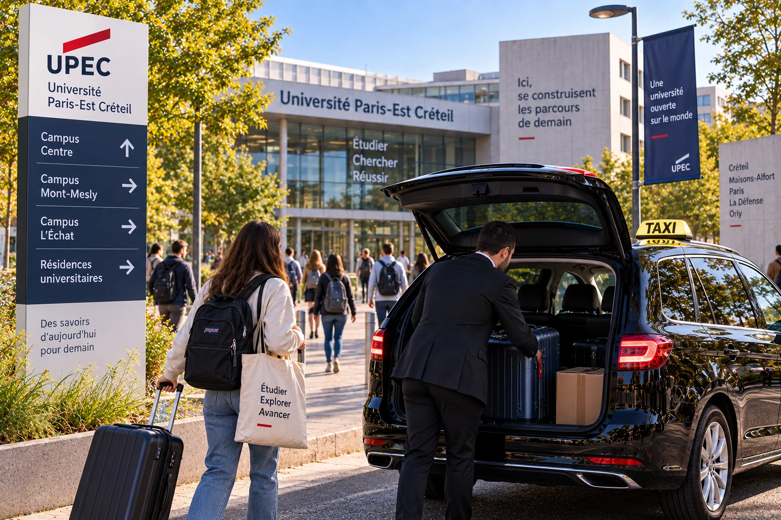 Arrivée étudiante à l’UPEC