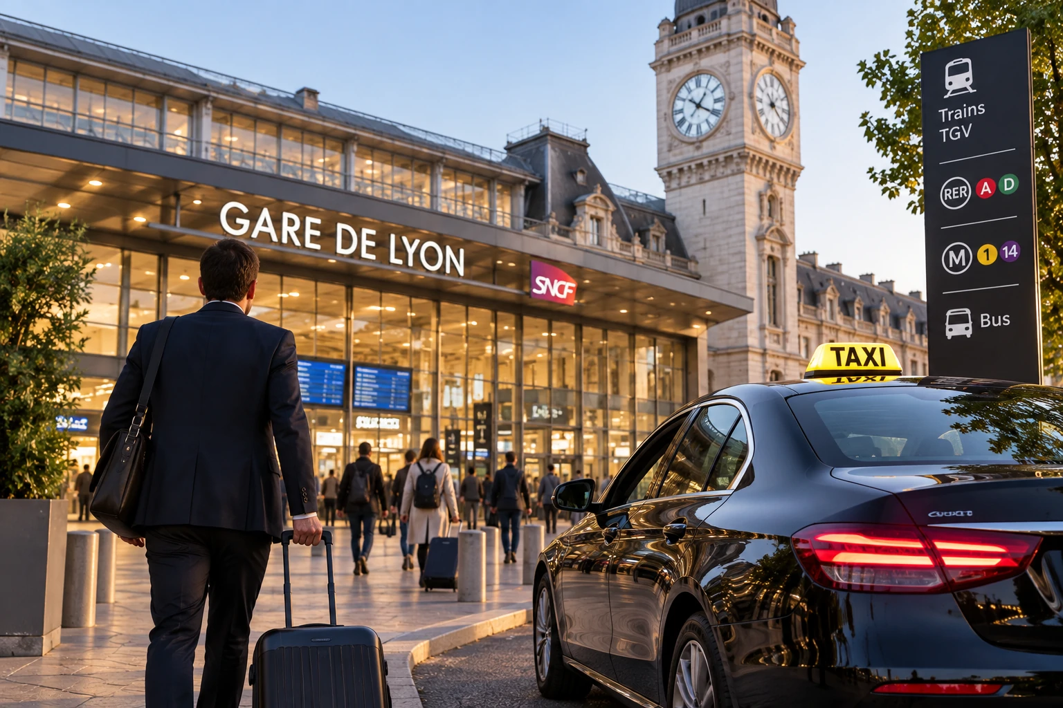 Gare de Lyon, Bercy, Montparnasse