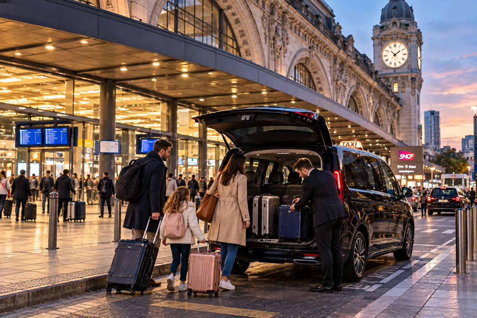 Gares TGV Gare de Lyon, Marne la Vallée–Chessy, Montparnasse